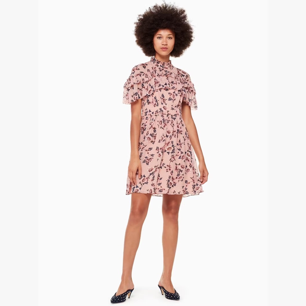 Kate Spade Prairie Rose Flutter Dress